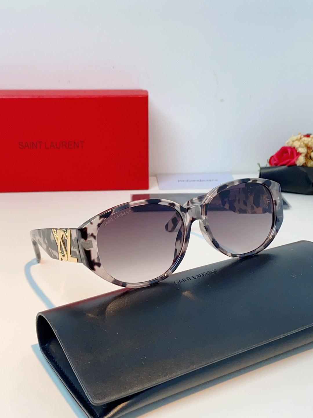 YSL圣罗兰Saint Laurent 2026新款网红同款重金属个性装饰复古时尚太阳镜新款潮流欧美户外