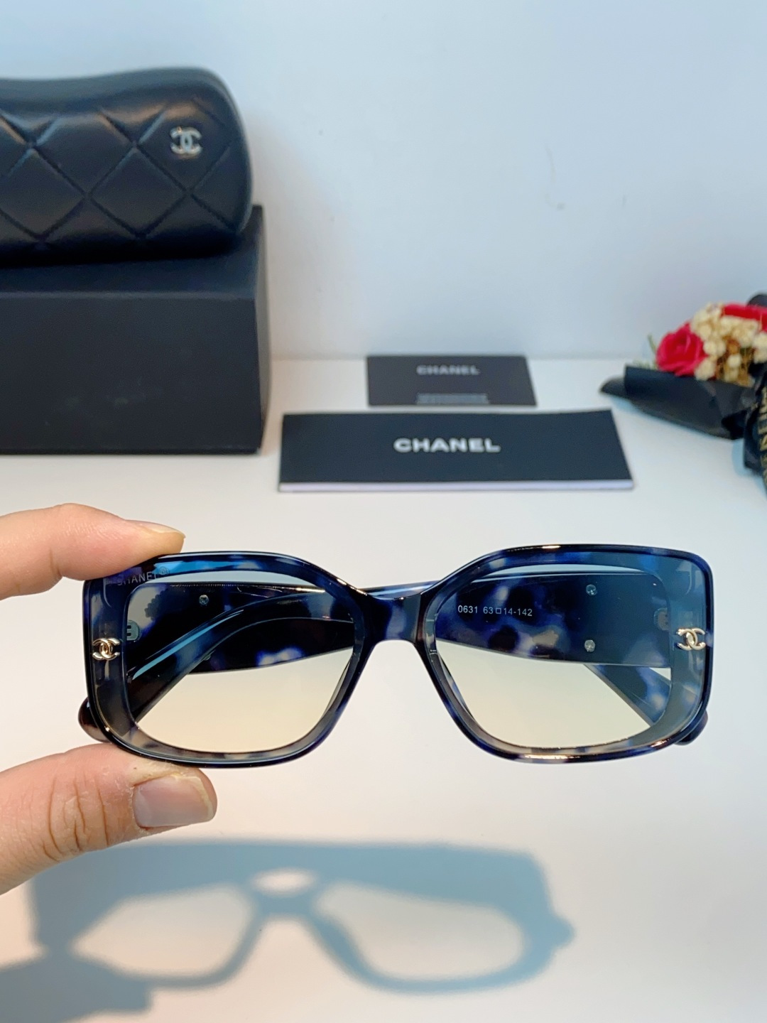 Chanel香奈儿 2026新款网红街拍大脸显瘦墨镜女高级感韩版气质度假遮阳防晒太阳眼镜女士墨镜