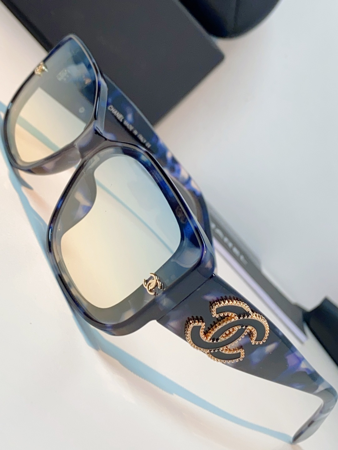 Chanel香奈儿 2026新款网红街拍大脸显瘦墨镜女高级感韩版气质度假遮阳防晒太阳眼镜女士墨镜