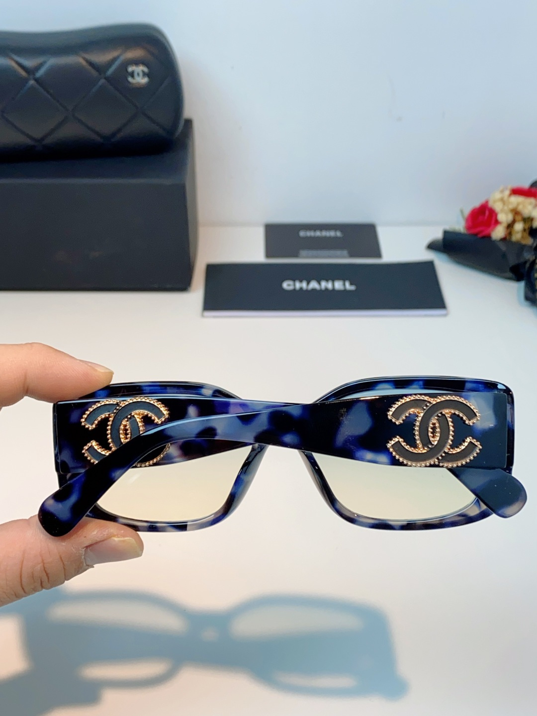 Chanel香奈儿 2026新款网红街拍大脸显瘦墨镜女高级感韩版气质度假遮阳防晒太阳眼镜女士墨镜