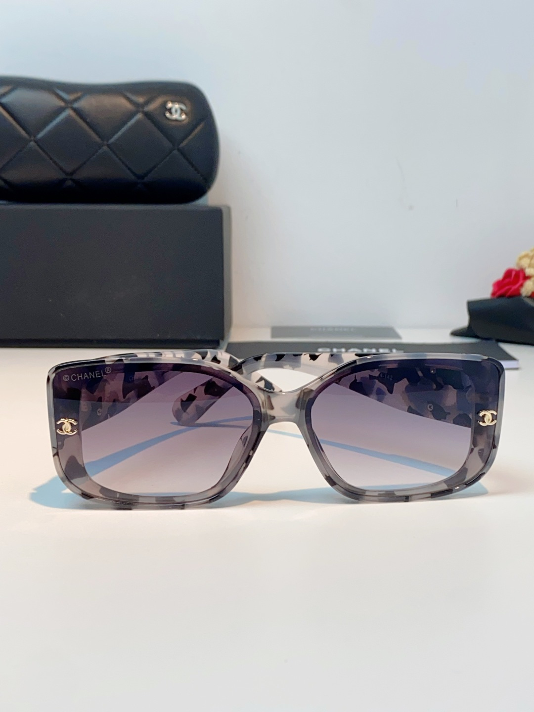 Chanel香奈儿 2026新款网红街拍大脸显瘦墨镜女高级感韩版气质度假遮阳防晒太阳眼镜女士墨镜