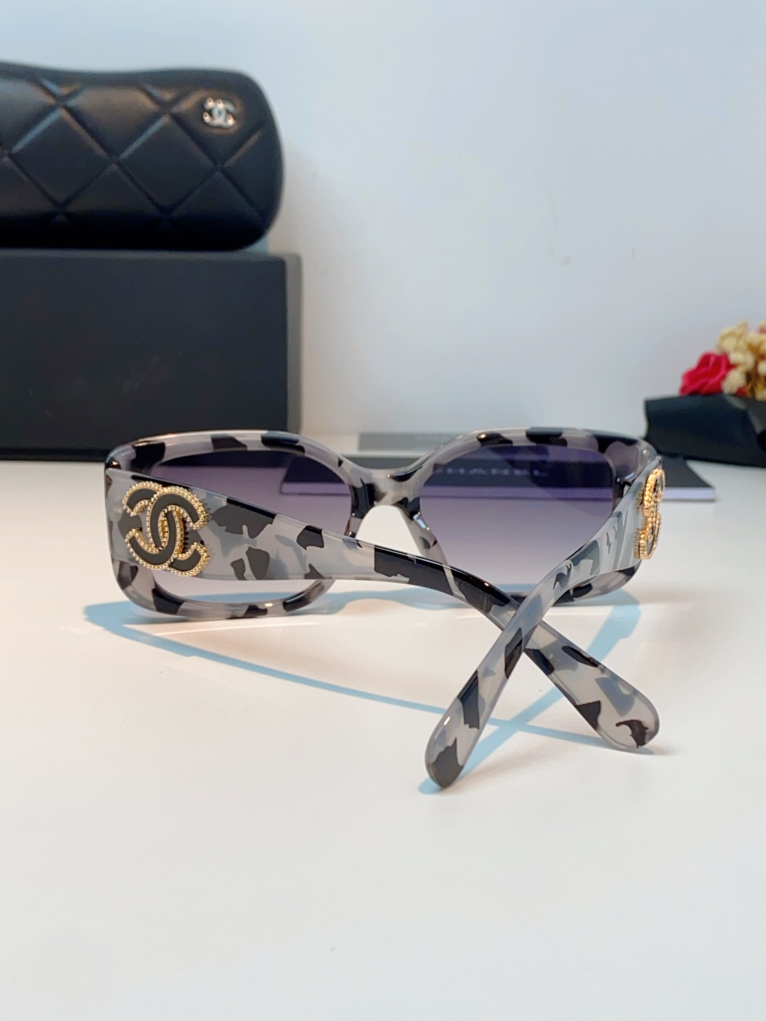 Chanel香奈儿 2026新款网红街拍大脸显瘦墨镜女高级感韩版气质度假遮阳防晒太阳眼镜女士墨镜