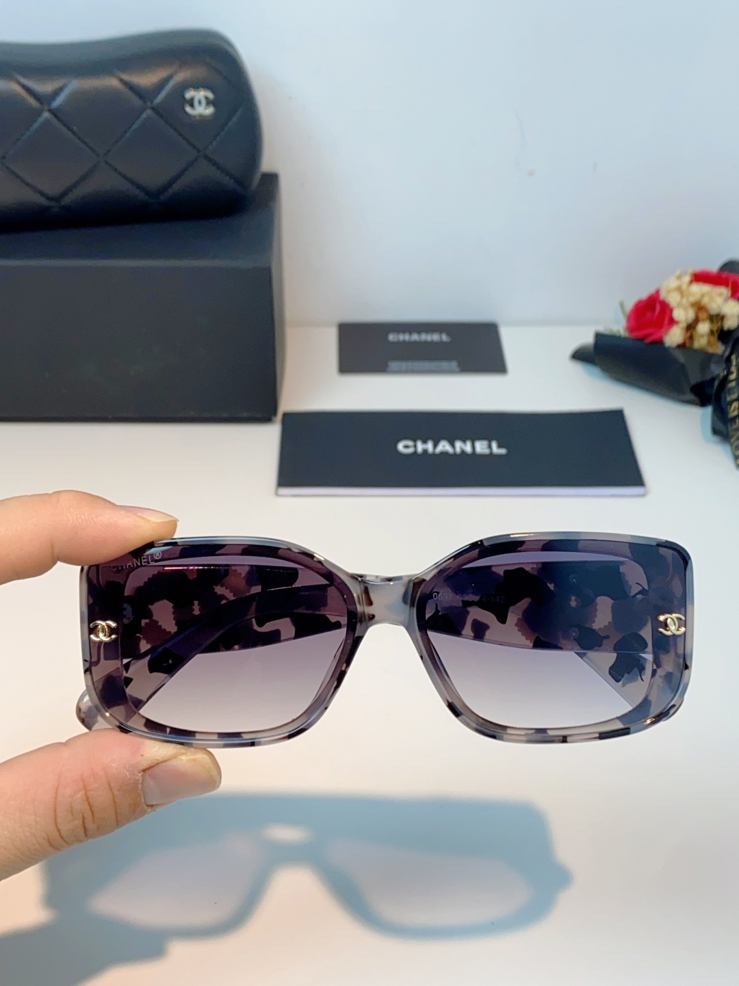 Chanel香奈儿 2026新款网红街拍大脸显瘦墨镜女高级感韩版气质度假遮阳防晒太阳眼镜女士墨镜