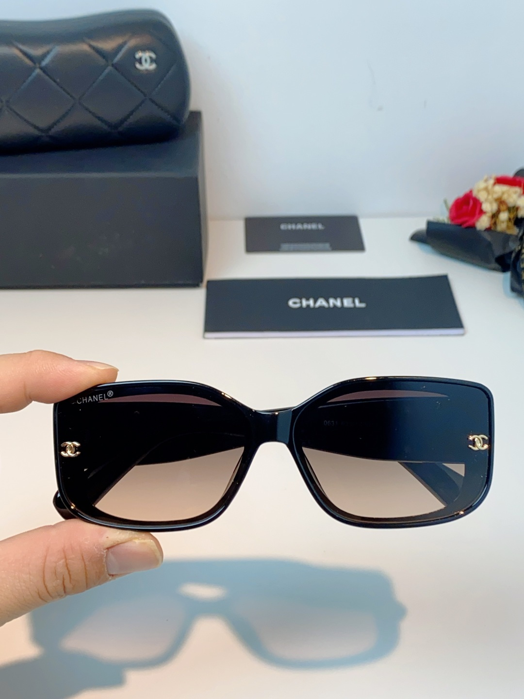 Chanel香奈儿 2026新款网红街拍大脸显瘦墨镜女高级感韩版气质度假遮阳防晒太阳眼镜女士墨镜