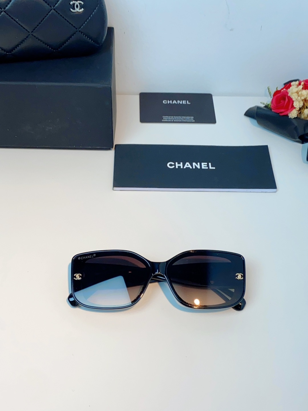 Chanel香奈儿 2026新款网红街拍大脸显瘦墨镜女高级感韩版气质度假遮阳防晒太阳眼镜女士墨镜