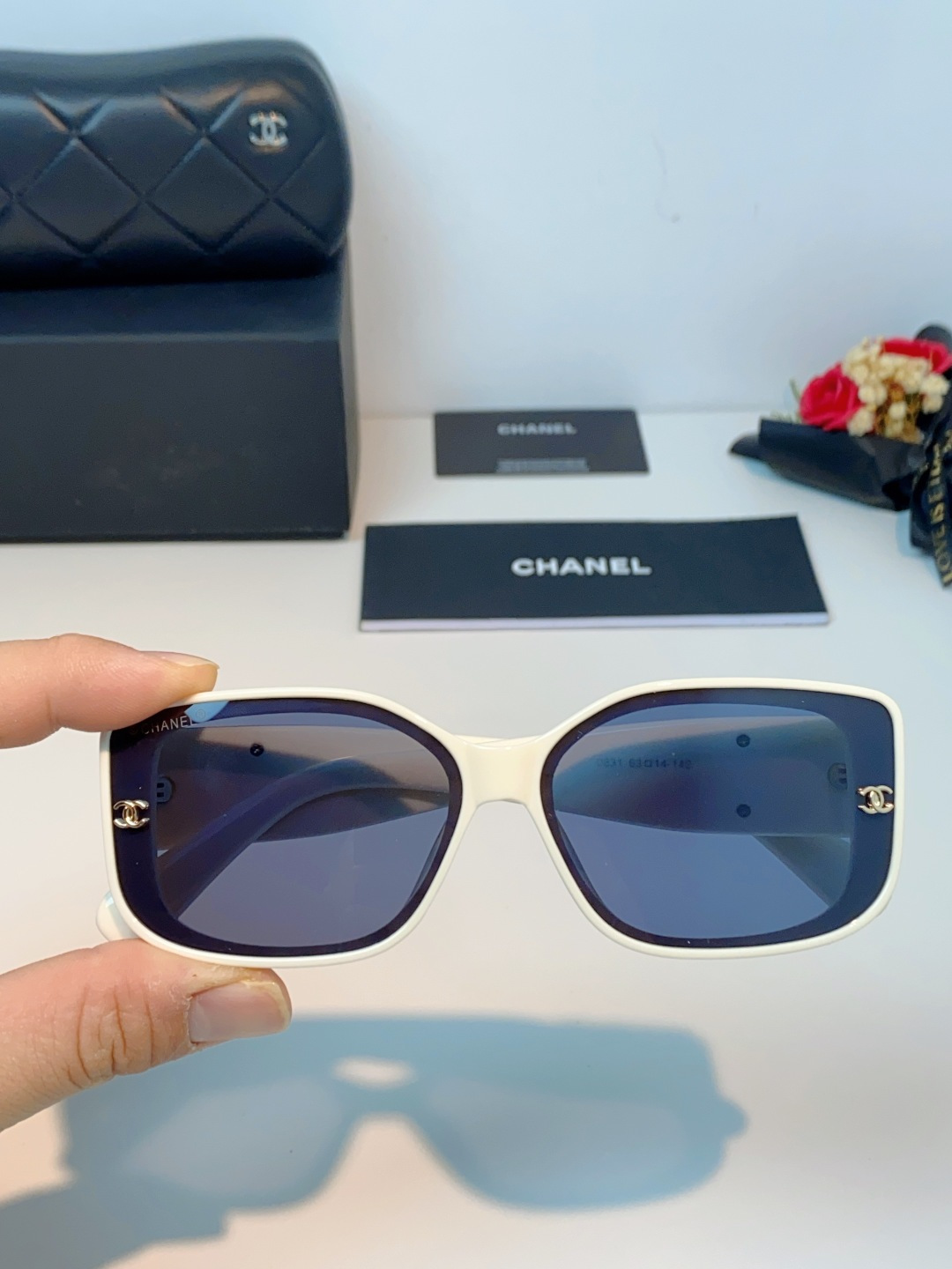 Chanel香奈儿 2026新款网红街拍大脸显瘦墨镜女高级感韩版气质度假遮阳防晒太阳眼镜女士墨镜