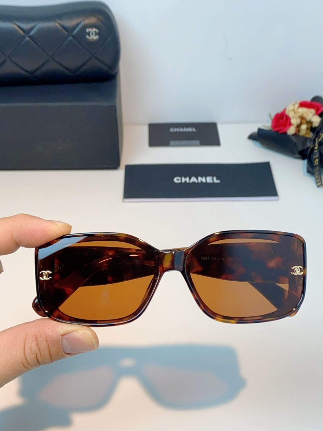 Chanel香奈儿 2026新款网红街拍大脸显瘦墨镜女高级感韩版气质度假遮阳防晒太阳眼镜女士墨镜