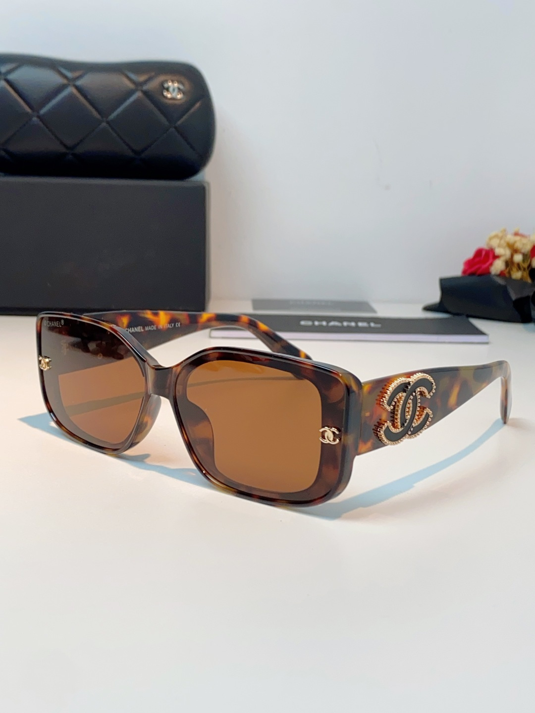 Chanel香奈儿 2026新款网红街拍大脸显瘦墨镜女高级感韩版气质度假遮阳防晒太阳眼镜女士墨镜