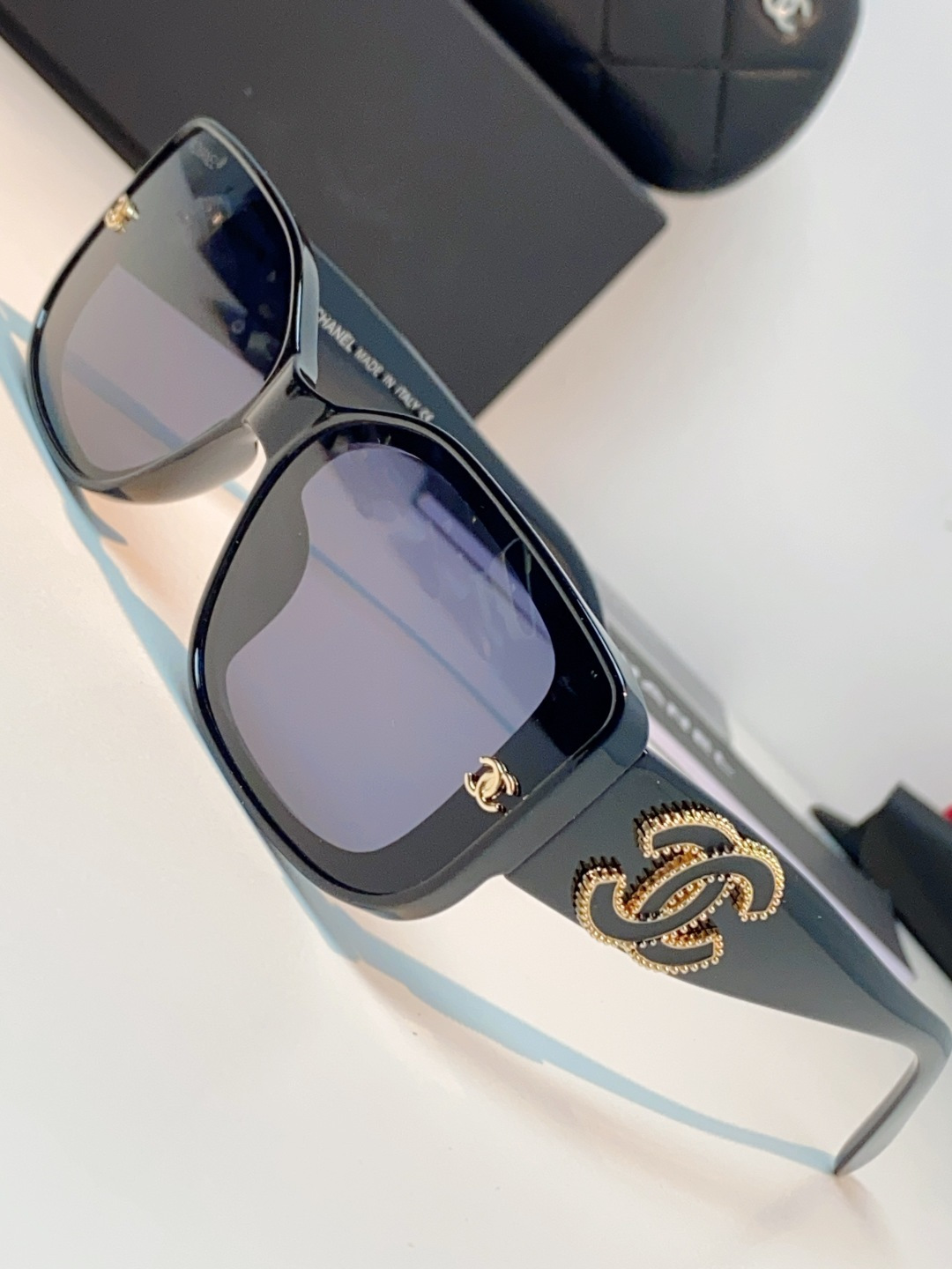 Chanel香奈儿 2026新款网红街拍大脸显瘦墨镜女高级感韩版气质度假遮阳防晒太阳眼镜女士墨镜