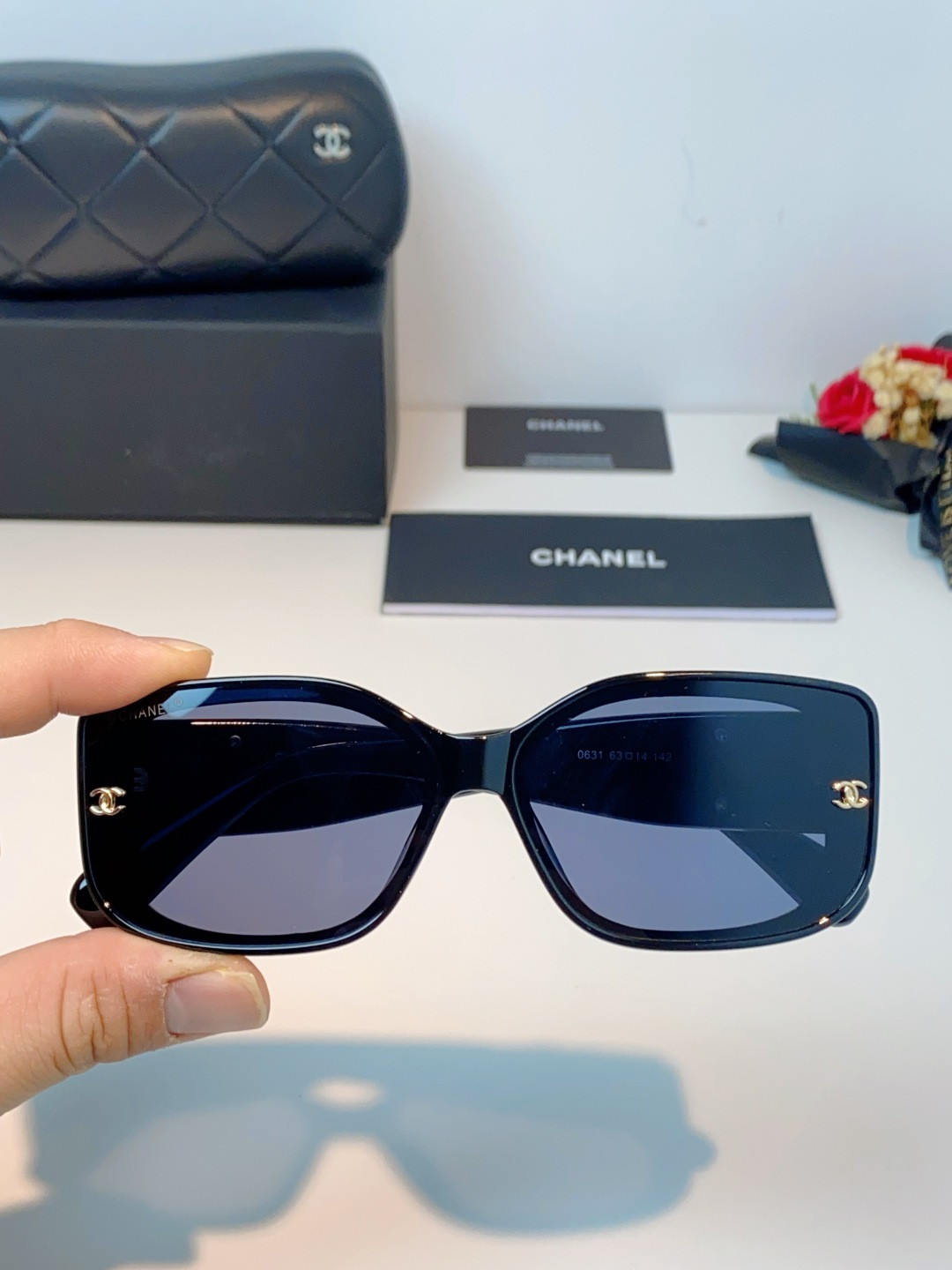 Chanel香奈儿 2026新款网红街拍大脸显瘦墨镜女高级感韩版气质度假遮阳防晒太阳眼镜女士墨镜