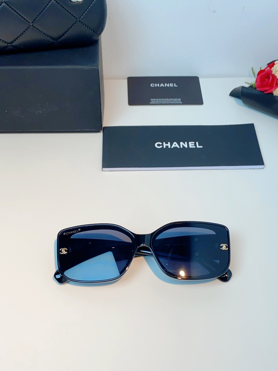 Chanel香奈儿 2026新款网红街拍大脸显瘦墨镜女高级感韩版气质度假遮阳防晒太阳眼镜女士墨镜