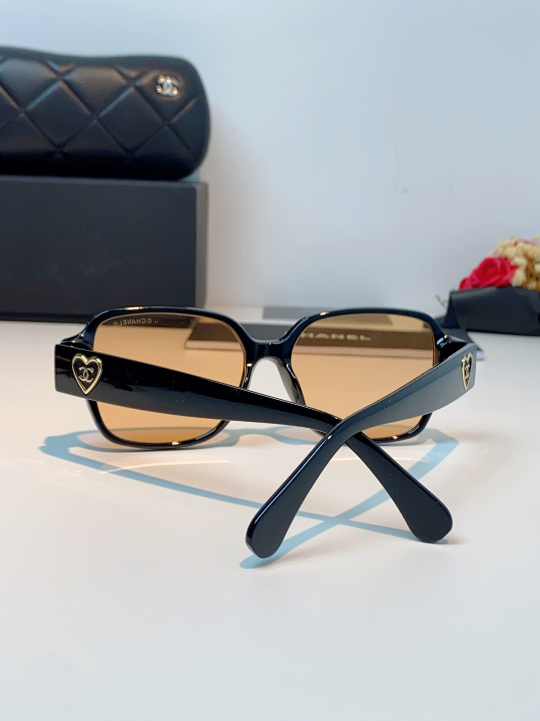 Chanel香奈儿 2026新款小香风方框爱心素颜近视眼镜女显脸小镜架可配度数黑框防蓝光Ch3438