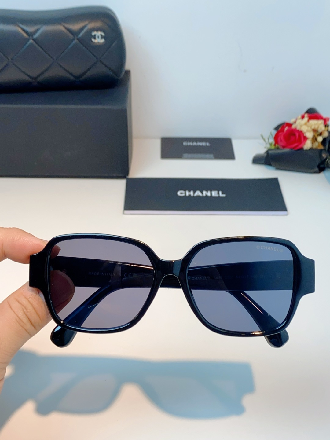 Chanel香奈儿 2026新款小香风方框爱心素颜近视眼镜女显脸小镜架可配度数黑框防蓝光Ch3438