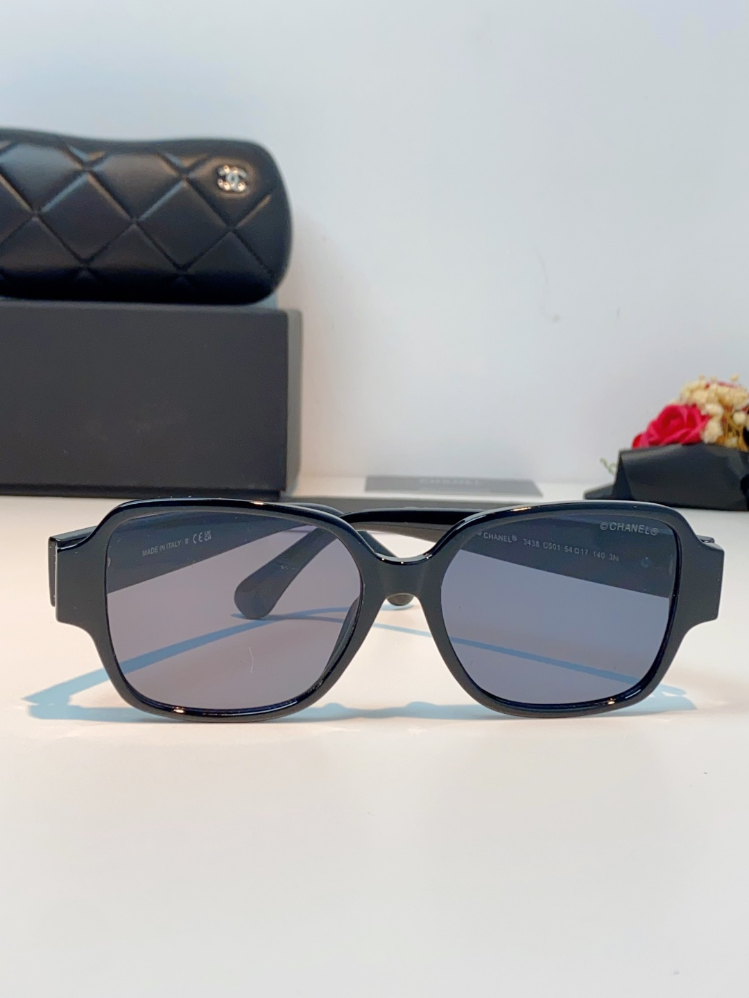 Chanel香奈儿 2026新款小香风方框爱心素颜近视眼镜女显脸小镜架可配度数黑框防蓝光Ch3438