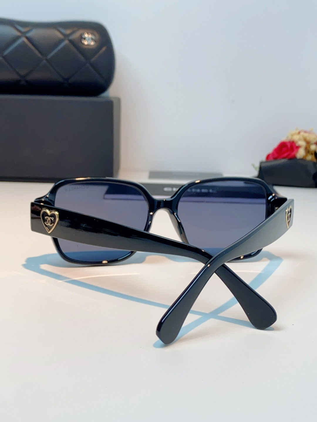 Chanel香奈儿 2026新款小香风方框爱心素颜近视眼镜女显脸小镜架可配度数黑框防蓝光Ch3438