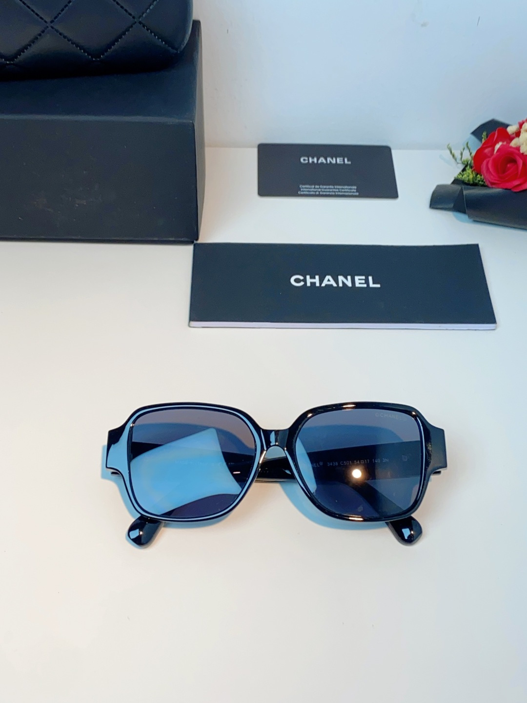 Chanel香奈儿 2026新款小香风方框爱心素颜近视眼镜女显脸小镜架可配度数黑框防蓝光Ch3438