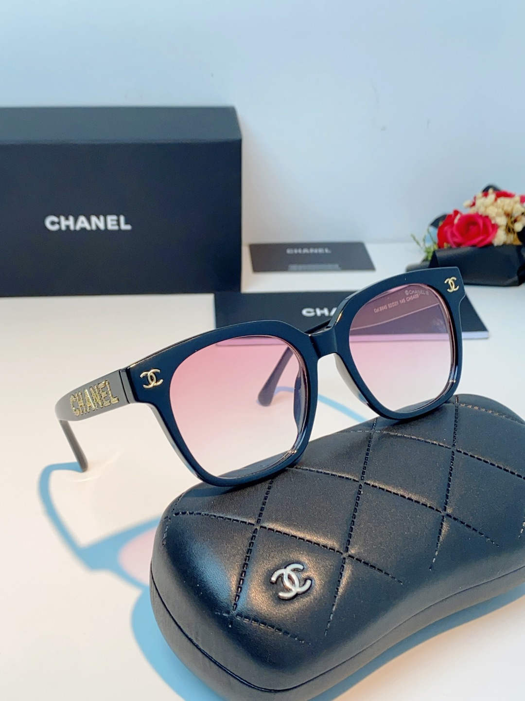 Chanel香奈儿 2026新款眼镜框女士方框大脸显脸小近视配度数平光大框素颜神器眼镜