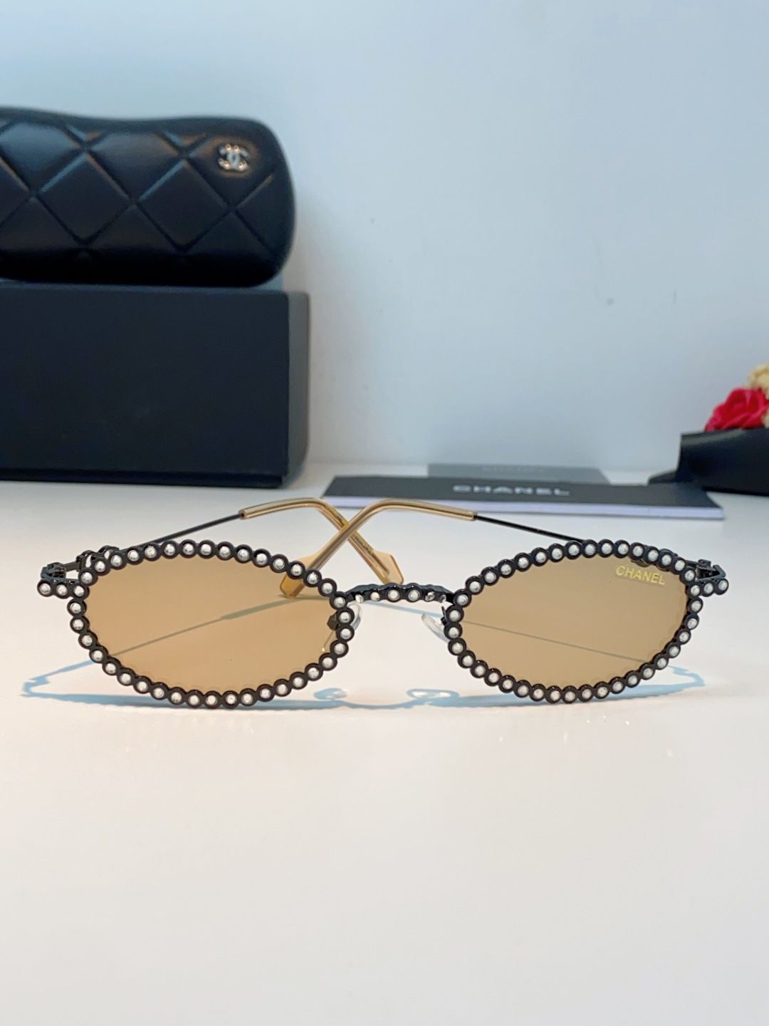 Chanel香奈儿 2026新款欧美风镶钻素颜眼镜轻奢辣妹风配近视度数造型拍照防蓝光小椭圆框