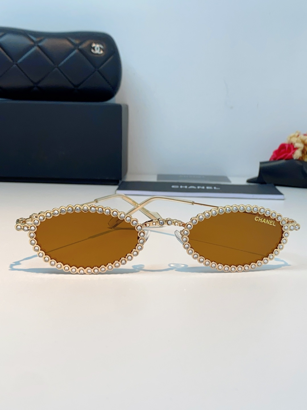 Chanel香奈儿 2026新款欧美风镶钻素颜眼镜轻奢辣妹风配近视度数造型拍照防蓝光小椭圆框