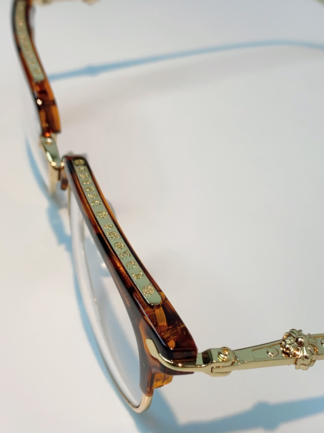 Chrome Hearts 克罗心 薛之谦同款眼镜框男潮复古半框近视眼镜女防辐射眼镜架平光镜眼镜