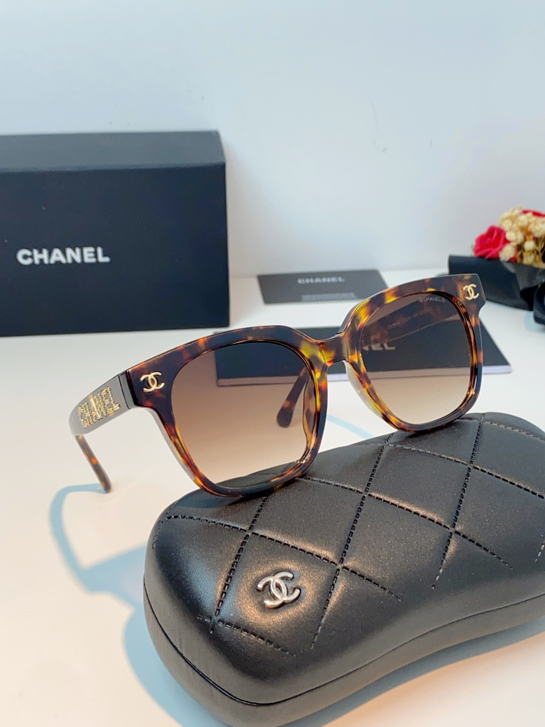 Chanel香奈儿 2026新款眼镜框女士方框大脸显脸小近视配度数平光大框素颜神器眼镜