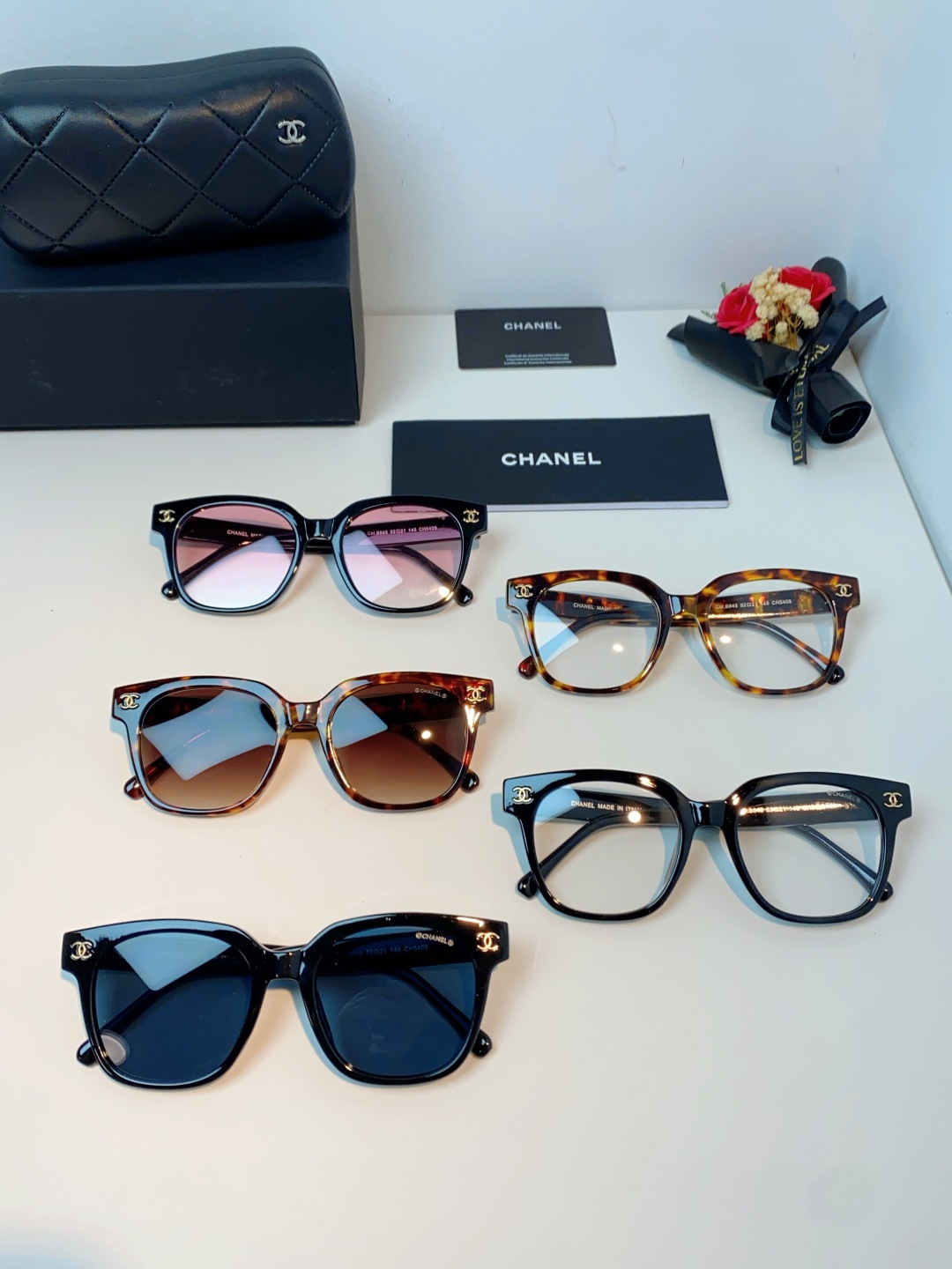 Chanel香奈儿 2026新款眼镜框女士方框大脸显脸小近视配度数平光大框素颜神器眼镜