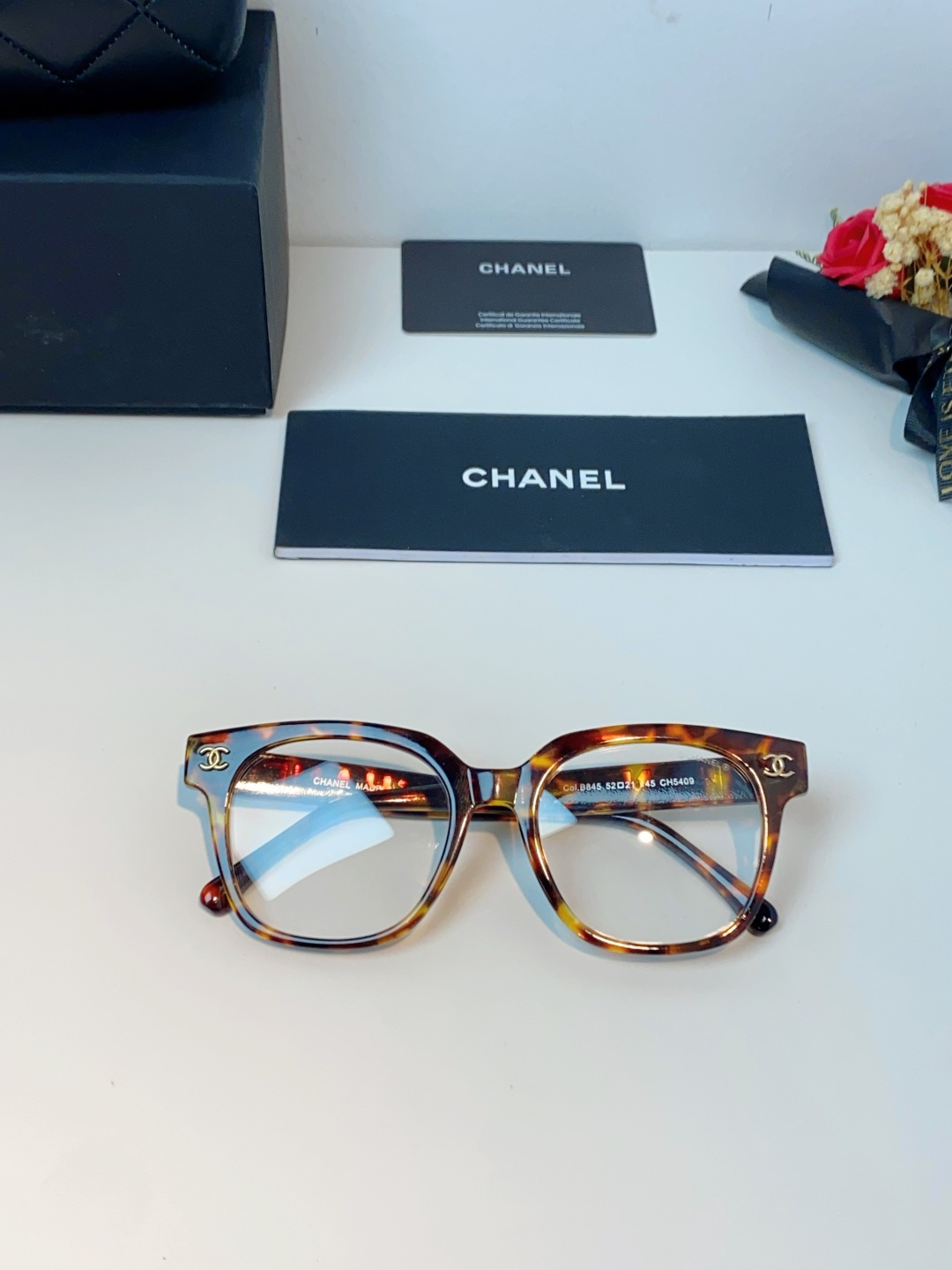 Chanel香奈儿 2026新款眼镜框女士方框大脸显脸小近视配度数平光大框素颜神器眼镜