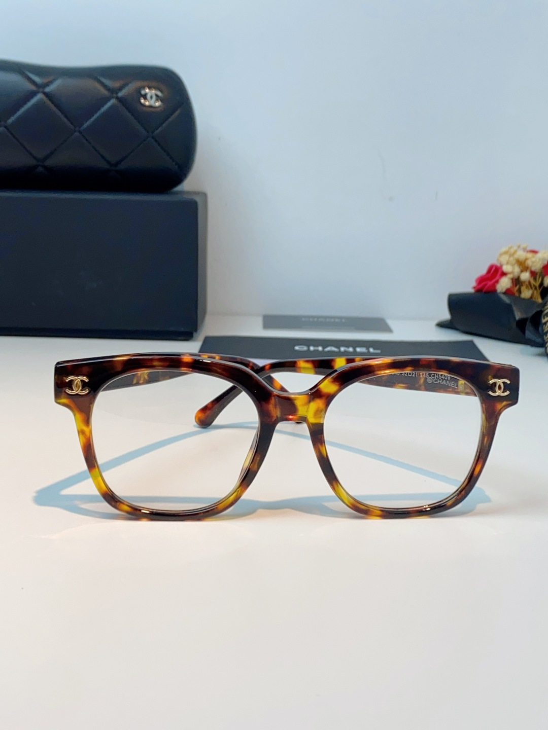 Chanel香奈儿 2026新款眼镜框女士方框大脸显脸小近视配度数平光大框素颜神器眼镜