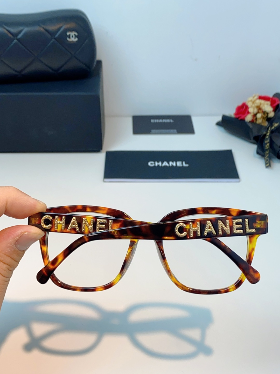 Chanel香奈儿 2026新款眼镜框女士方框大脸显脸小近视配度数平光大框素颜神器眼镜