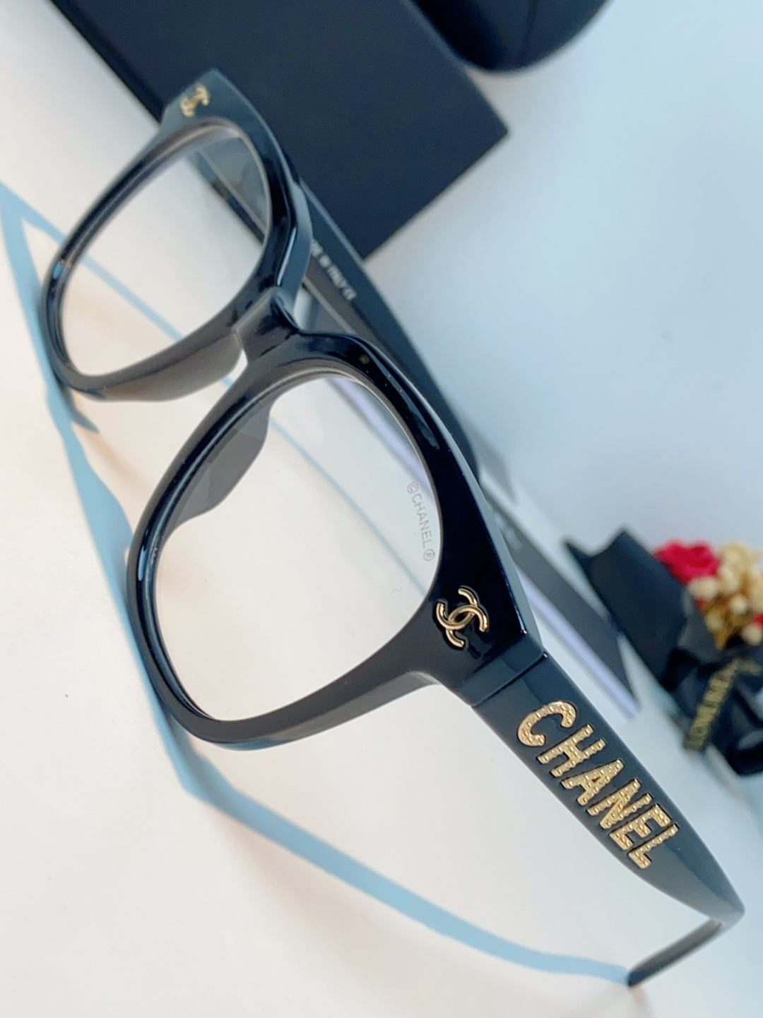 Chanel香奈儿 2026新款眼镜框女士方框大脸显脸小近视配度数平光大框素颜神器眼镜