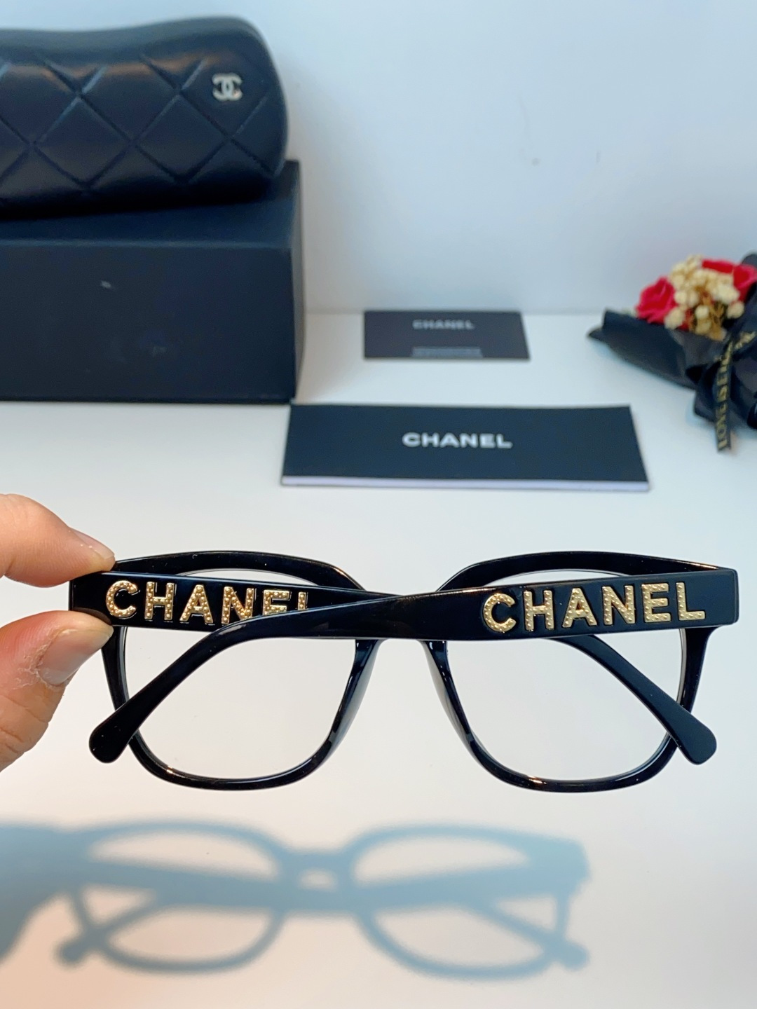 Chanel香奈儿 2026新款眼镜框女士方框大脸显脸小近视配度数平光大框素颜神器眼镜