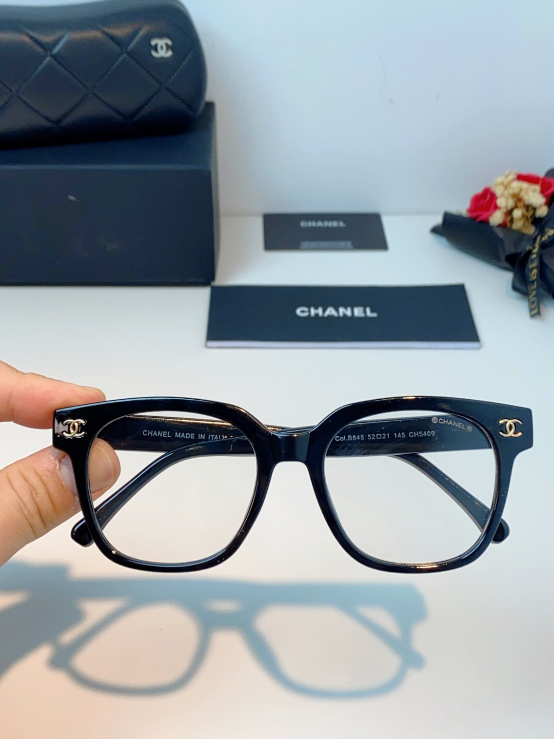 Chanel香奈儿 2026新款眼镜框女士方框大脸显脸小近视配度数平光大框素颜神器眼镜