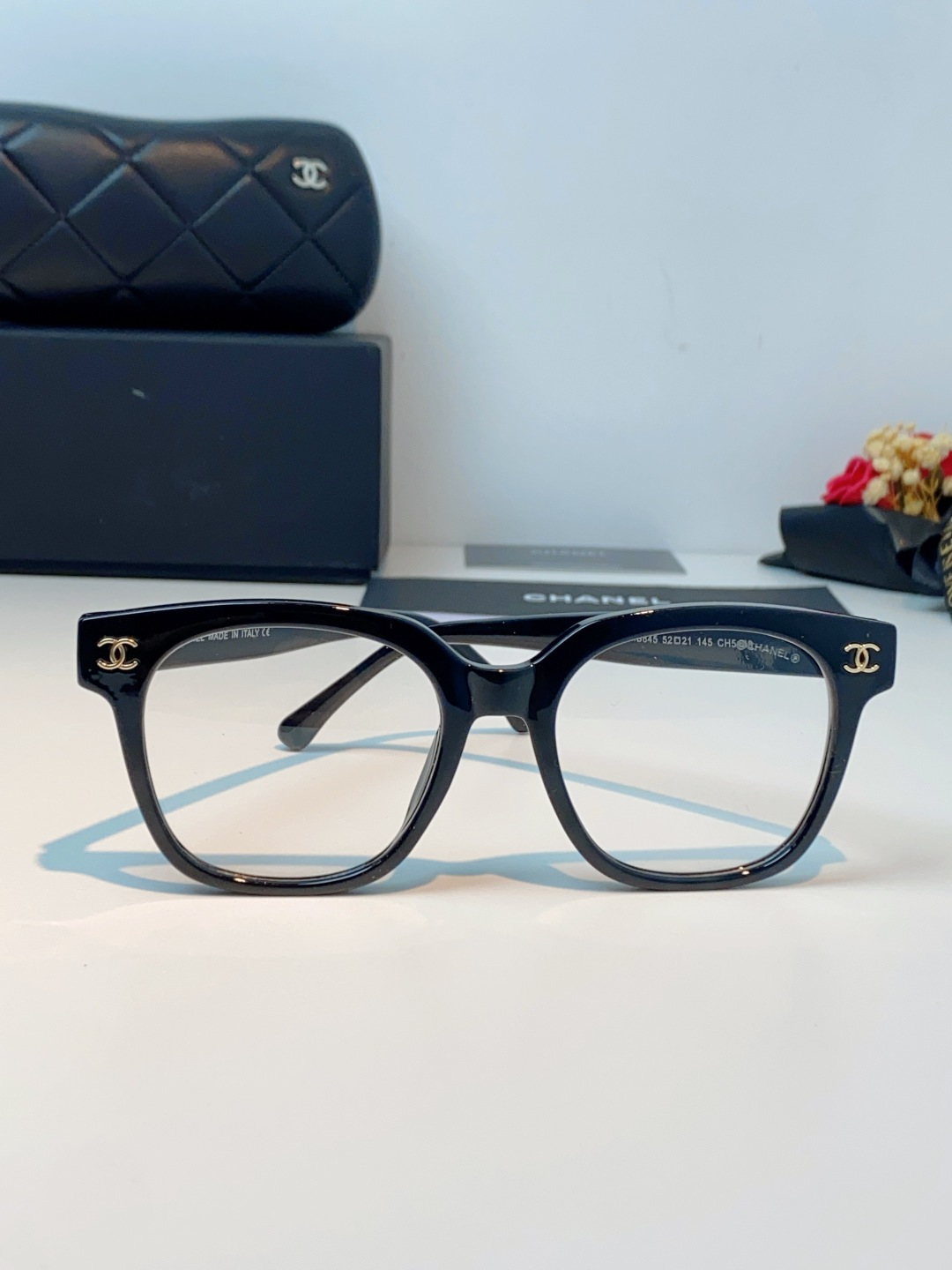 Chanel香奈儿 2026新款眼镜框女士方框大脸显脸小近视配度数平光大框素颜神器眼镜