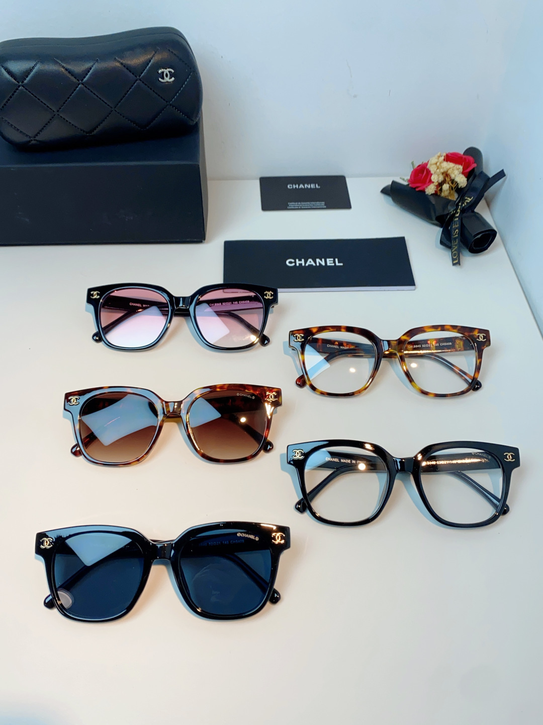 Chanel香奈儿 2026新款眼镜框女士方框大脸显脸小近视配度数平光大框素颜神器眼镜