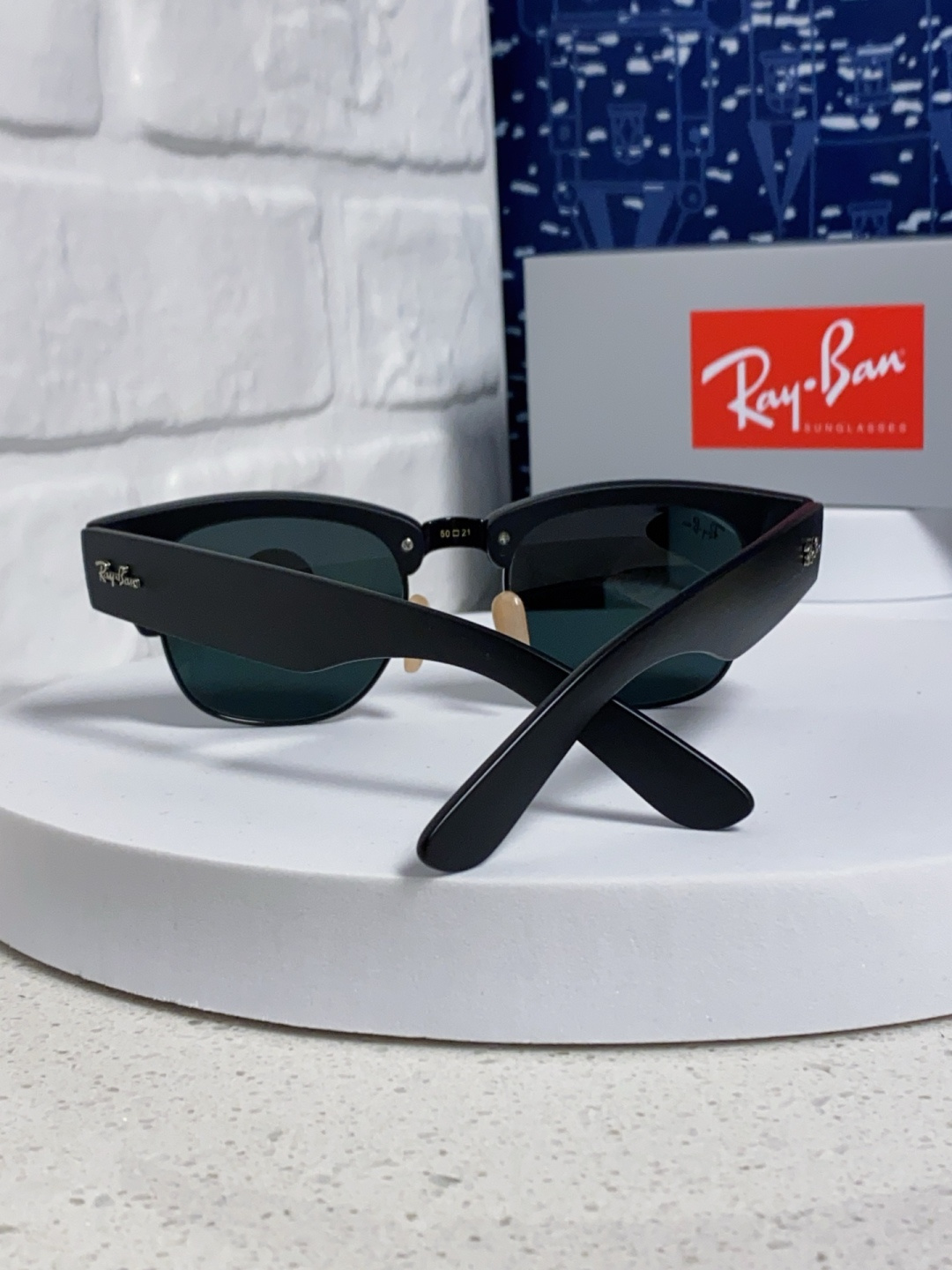 RayBan雷朋 2025新款太阳镜 复古时尚眉线框男女潮流墨镜开车遮阳镜 RB0316S Size:5