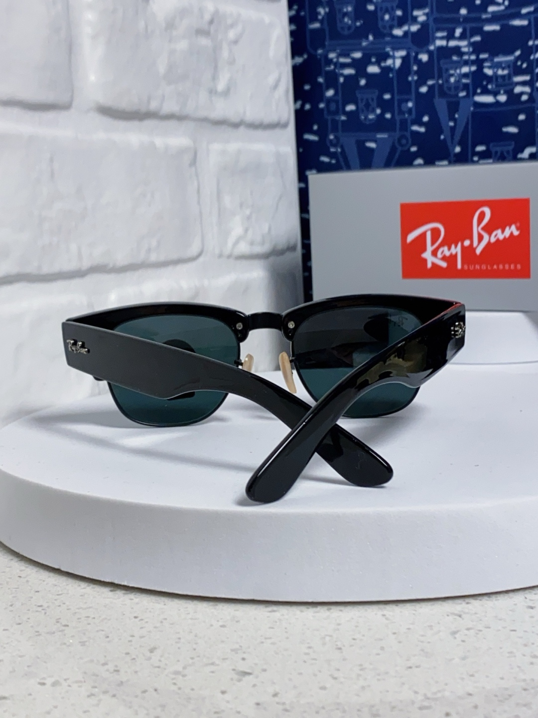 RayBan雷朋 2025新款太阳镜 复古时尚眉线框男女潮流墨镜开车遮阳镜 RB0316S Size:5