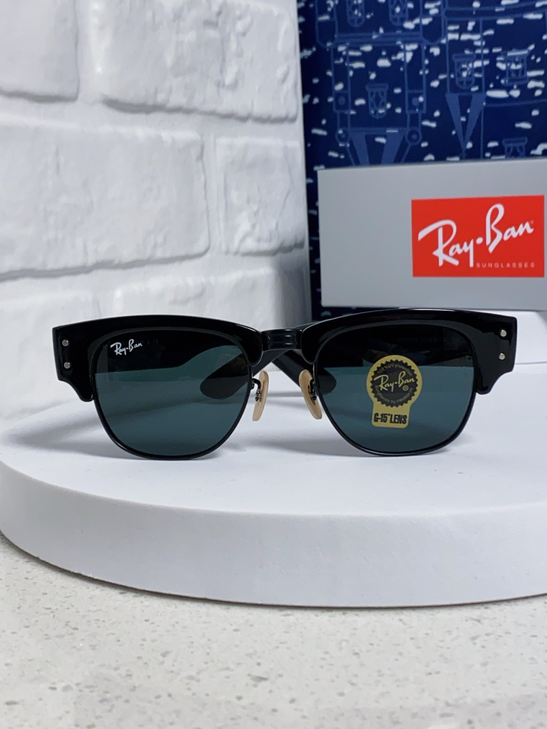 RayBan雷朋 2025新款太阳镜 复古时尚眉线框男女潮流墨镜开车遮阳镜 RB0316S Size:5