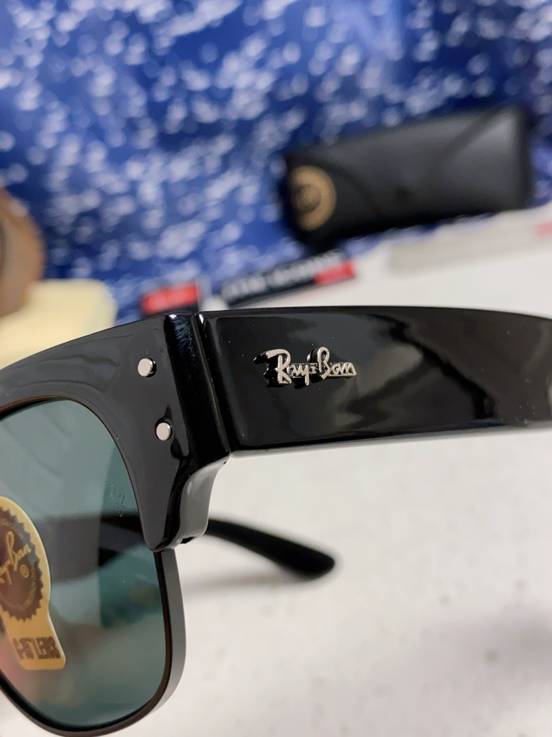 RayBan雷朋 2025新款太阳镜 复古时尚眉线框男女潮流墨镜开车遮阳镜 RB0316S Size:5