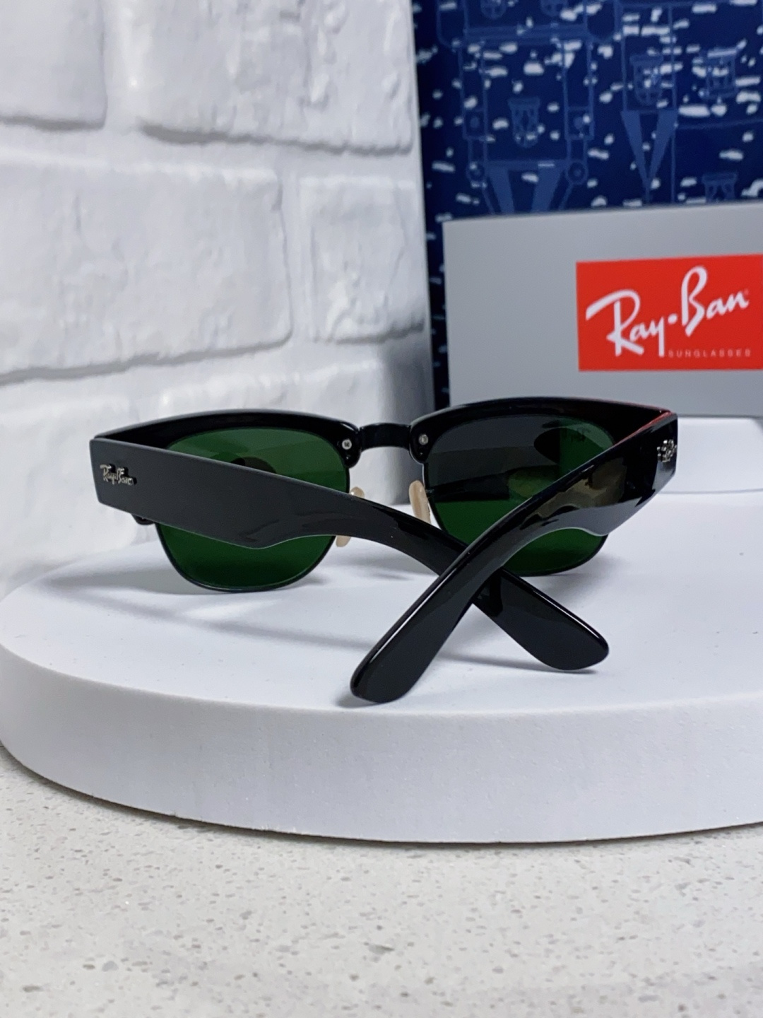 RayBan雷朋 2025新款太阳镜 复古时尚眉线框男女潮流墨镜开车遮阳镜 RB0316S Size:5