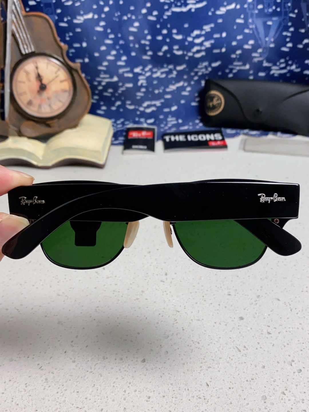 RayBan雷朋 2025新款太阳镜 复古时尚眉线框男女潮流墨镜开车遮阳镜 RB0316S Size:5