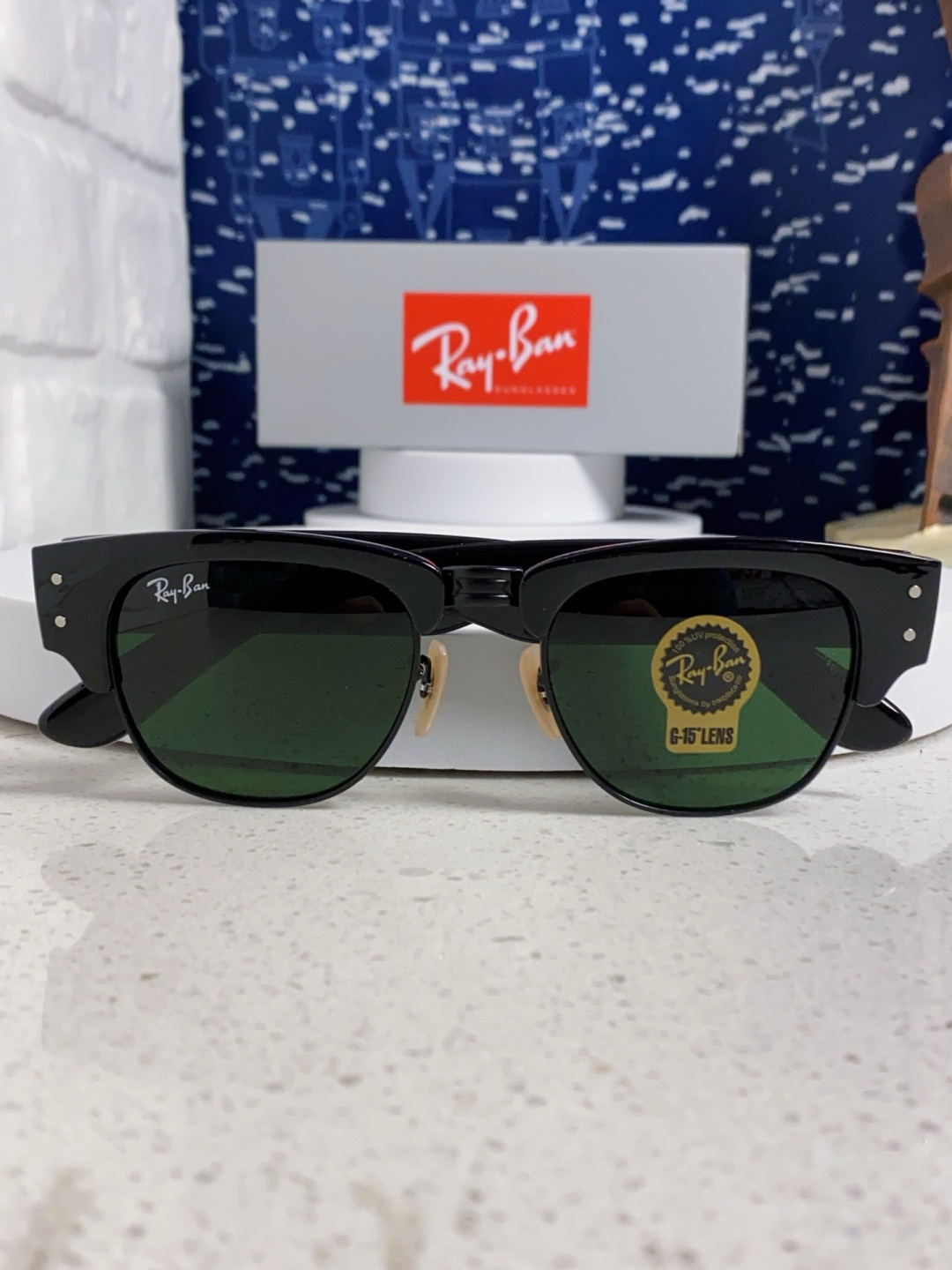 RayBan雷朋 2025新款太阳镜 复古时尚眉线框男女潮流墨镜开车遮阳镜 RB0316S Size:5
