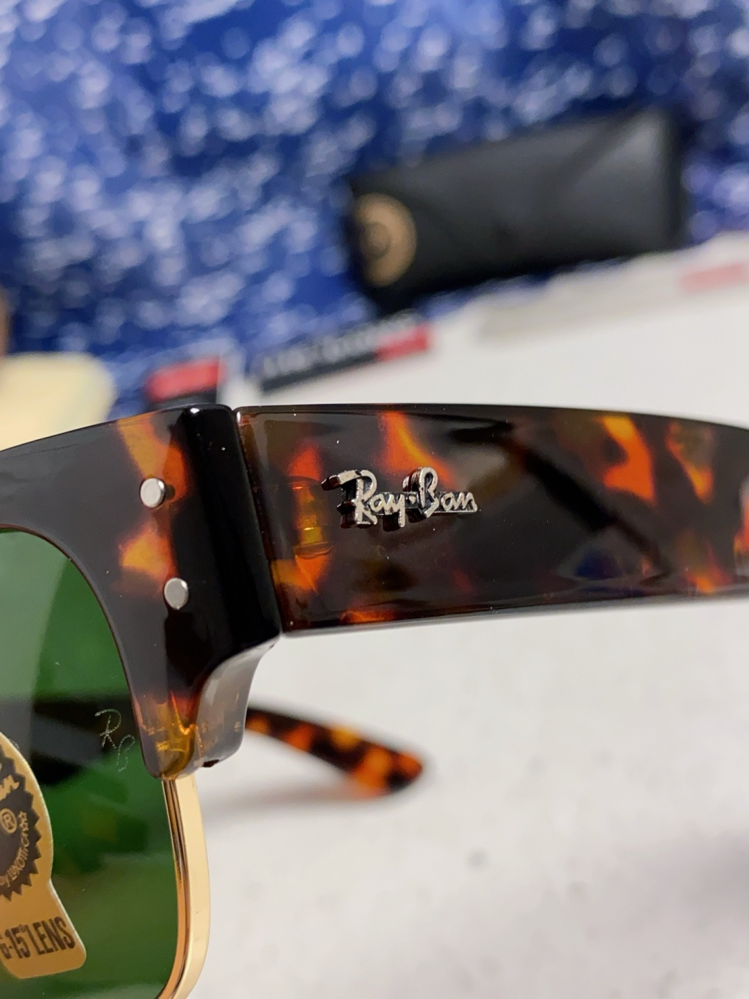 RayBan雷朋 2025新款太阳镜 复古时尚眉线框男女潮流墨镜开车遮阳镜 RB0316S Size:5