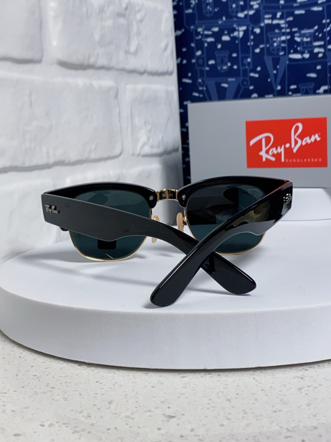 RayBan雷朋 2025新款太阳镜 复古时尚眉线框男女潮流墨镜开车遮阳镜 RB0316S Size:5