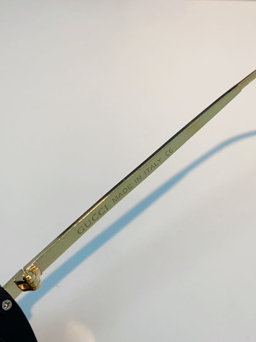 Gucci古奇 2026新款 欧美复古大框飞行员式双梁耳环吊坠太阳眼镜女圆脸蛤蟆镜嘻哈墨镜