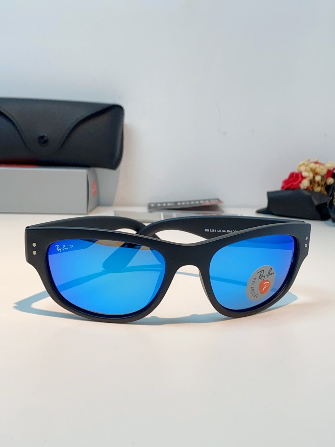 RayBan雷朋 balorama墨镜时尚板材猫眼窄框简约男女款驾驶太阳镜 RB2289 Size:63