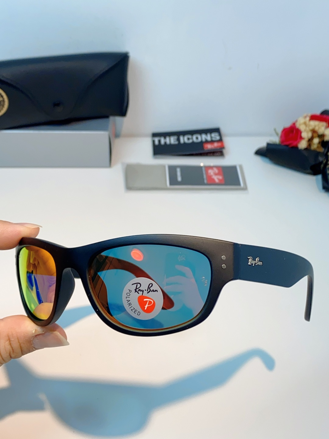 RayBan雷朋 balorama墨镜时尚板材猫眼窄框简约男女款驾驶太阳镜 RB2289 Size:63