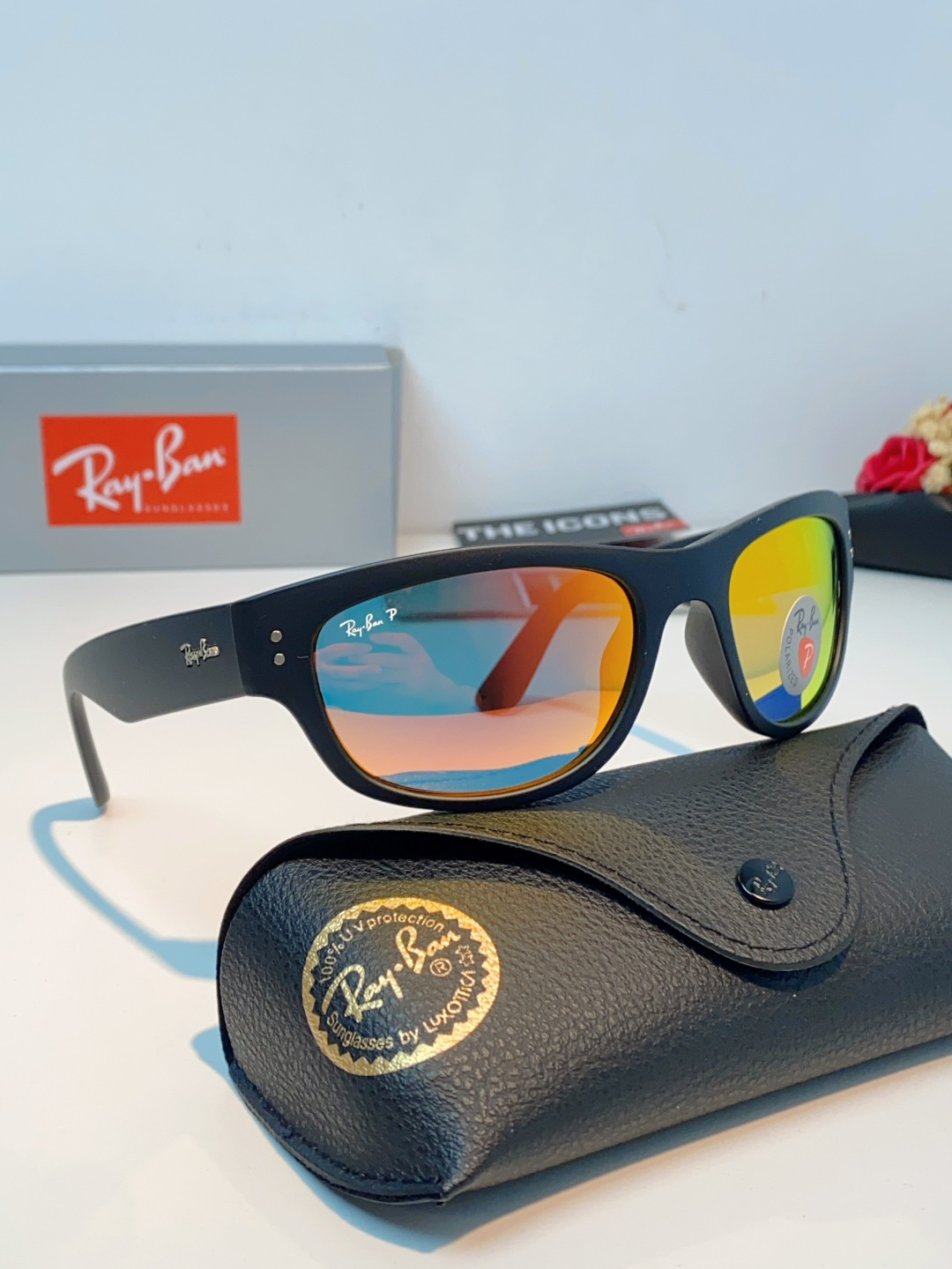 RayBan雷朋 balorama墨镜时尚板材猫眼窄框简约男女款驾驶太阳镜 RB2289 Size:63