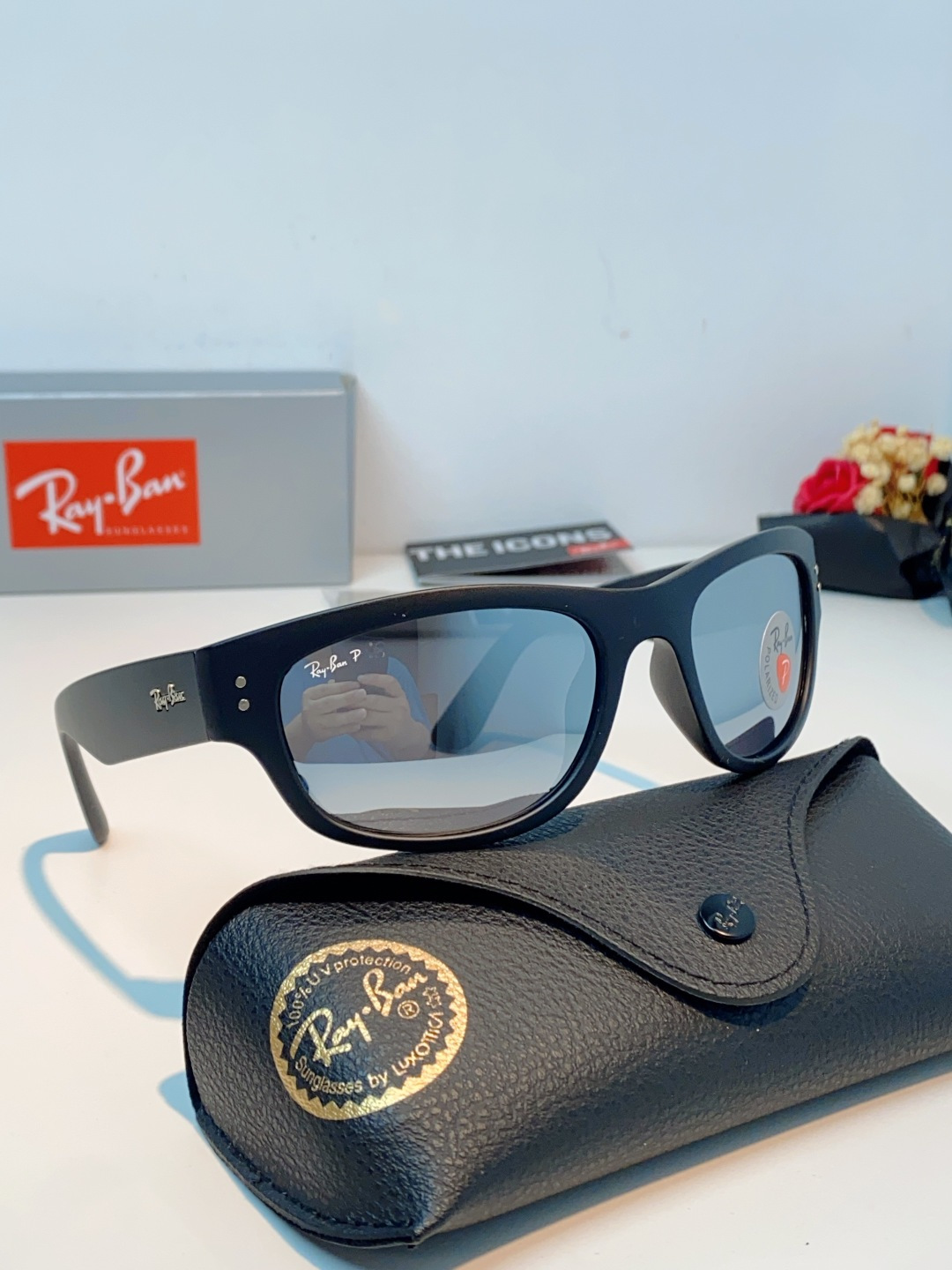 RayBan雷朋 balorama墨镜时尚板材猫眼窄框简约男女款驾驶太阳镜 RB2289 Size:63