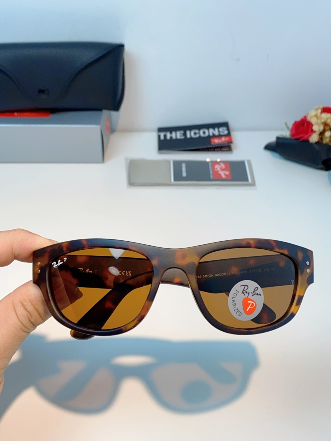 RayBan雷朋 balorama墨镜时尚板材猫眼窄框简约男女款驾驶太阳镜 RB2289 Size:63