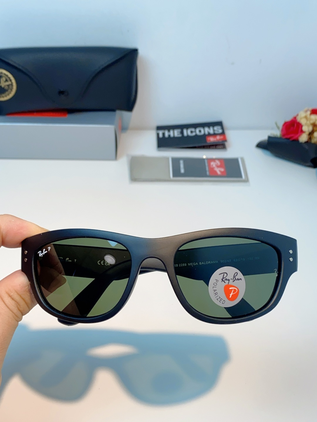 RayBan雷朋 balorama墨镜时尚板材猫眼窄框简约男女款驾驶太阳镜 RB2289 Size:63